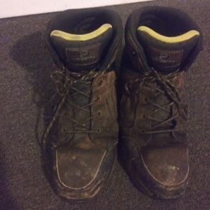 Men Brahma Steel Toe Boots Used 13